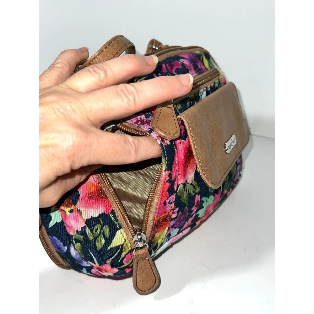 MultiSac Zippy Triple Compartment Crossbody Bag
